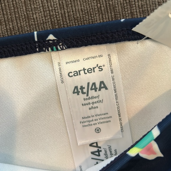 CARTERS Toddler Girls Swim Bottom 4T NWT - Picture 2 of 3